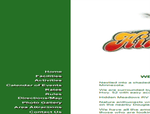 Tablet Screenshot of hiddenmeadowsrvpark.com